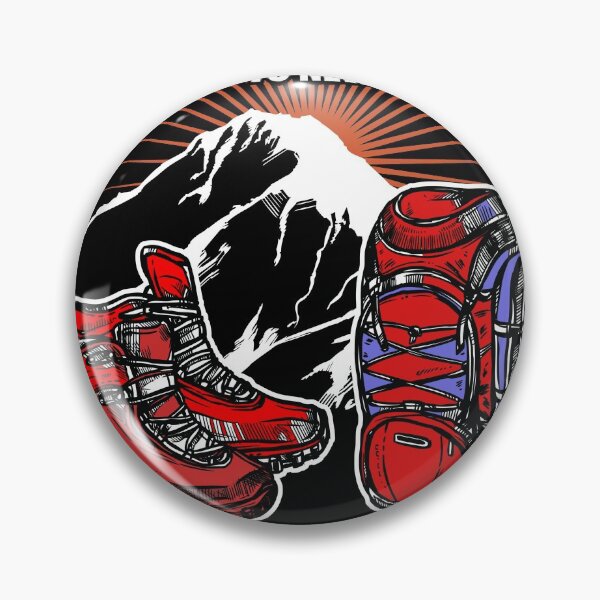 Item preview, Hike Mountains motivation saying Nature Hobby designed and sold by shurikaner.