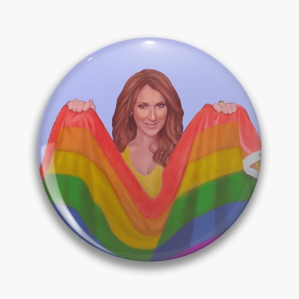 Item preview, celine dion gay flag designed and sold by ArtWillGoOn.