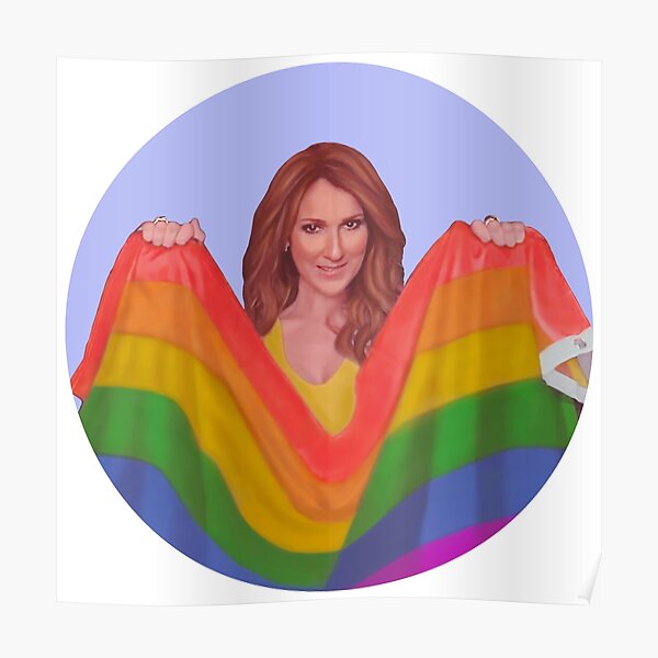 drapeau gay celine dion Poster
