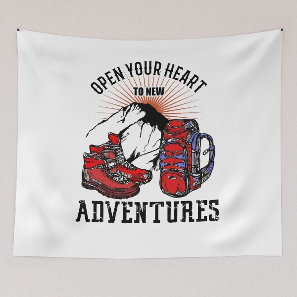 Item preview, Hike Mountains motivation saying Nature Hobby designed and sold by shurikaner.