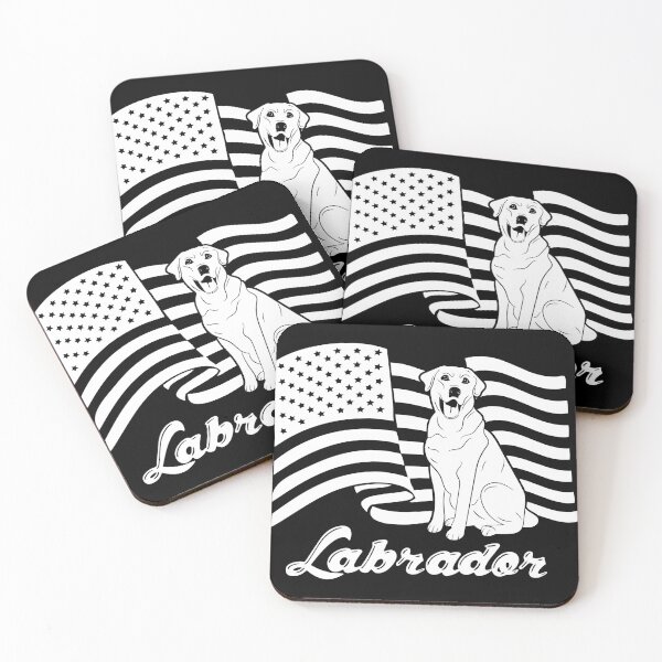 Item preview, Patriotic USA Flag Black Labrador design for Lab Owners product designed and sold by Lisbob.