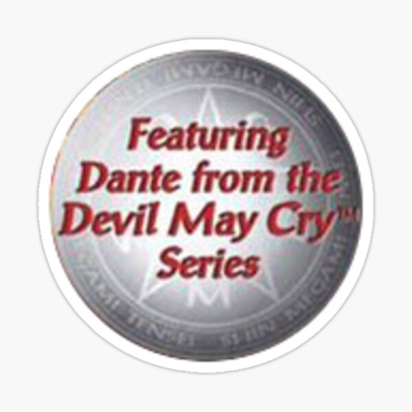 featuring Dante from the Devil May Cry series Sticker