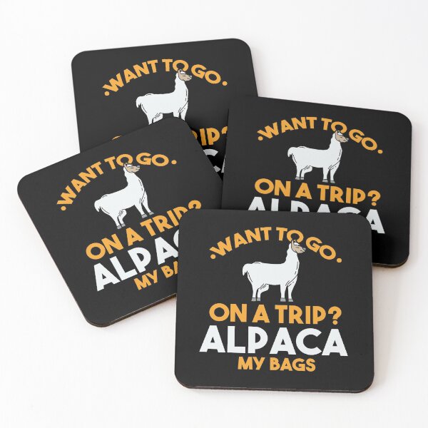 Item preview, Want To Go On A Trip? Alpaca My Bags - Road Trip Gift designed and sold by Sandra78.