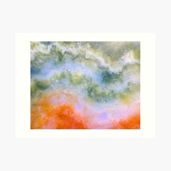 Stormy Skies (Ocean Jasper) Art Print