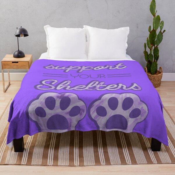 Item preview, Support your Shelters (Purple) designed and sold by Thoughtscrawl.