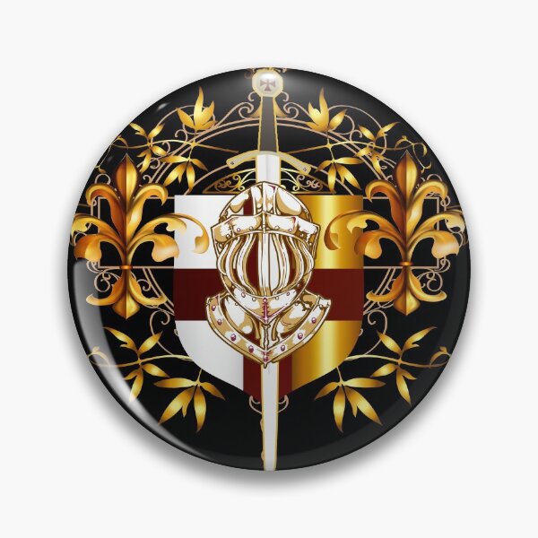 Item preview, Knights Templar Cross Shield Symbol Medieval Sword Emblem Secret Order designed and sold by TopTeeShop.