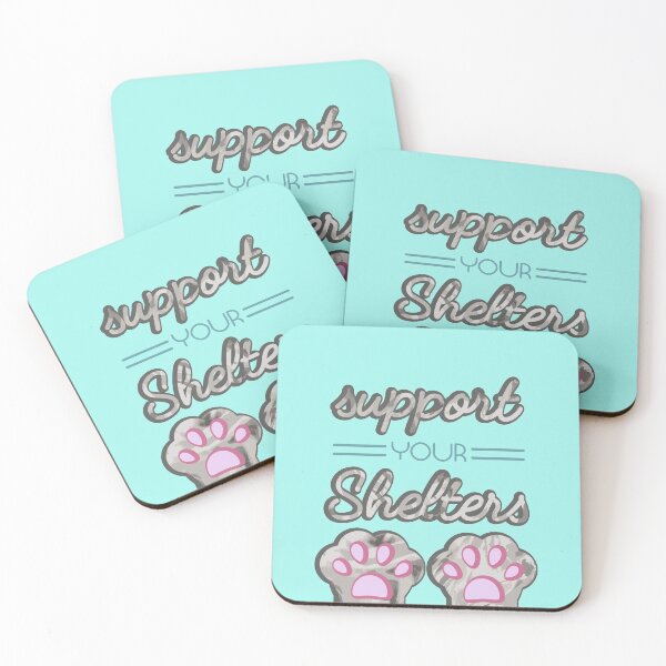 Item preview, Support your Shelters (Grey Tabby) designed and sold by Thoughtscrawl.