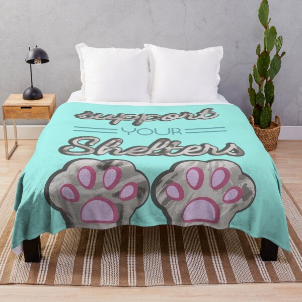 Item preview, Support your Shelters (Grey Tabby) designed and sold by Thoughtscrawl.