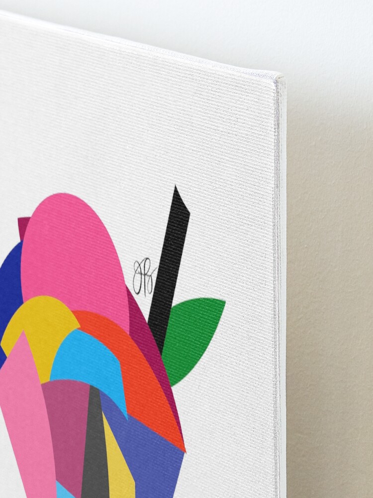 Alternate view of Abstract Ice Cream Mounted Print