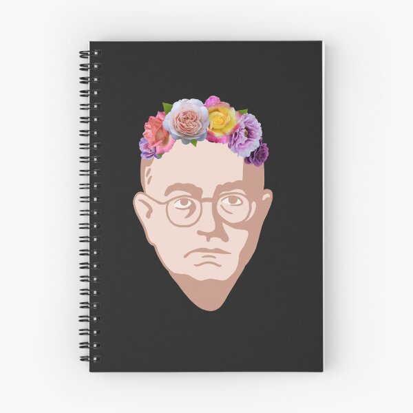 Item preview, Theodor Adorno (German Philosopher) - Philosophy Portrait With Flower Crown designed and sold by isstgeschichte.