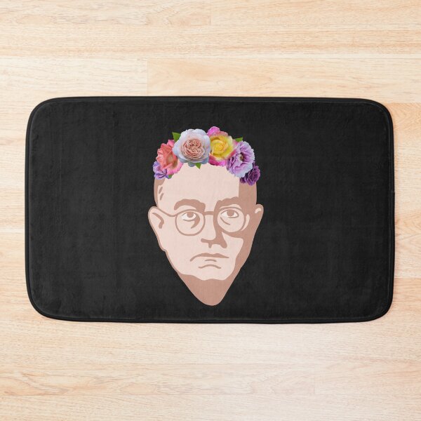 Item preview, Theodor Adorno (German Philosopher) - Philosophy Portrait With Flower Crown designed and sold by isstgeschichte.