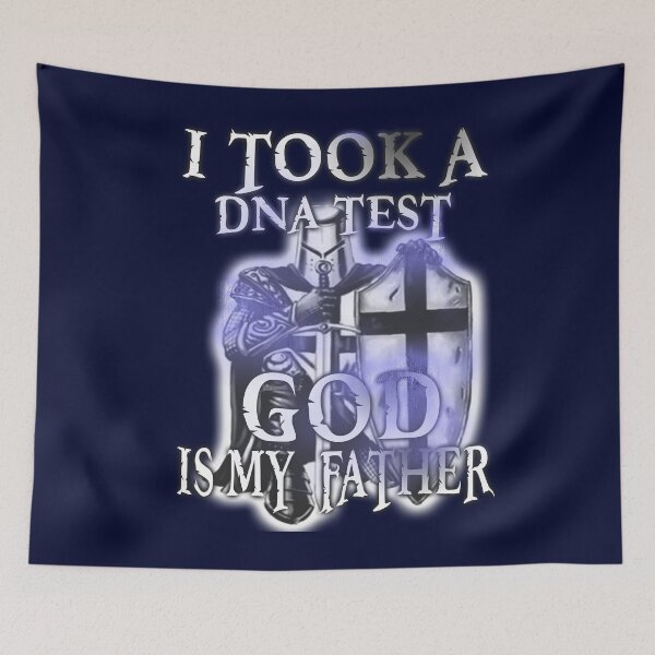 Item preview, Knights Templar Cross Shield Symbol Medieval Emblem God Is My Father designed and sold by TopTeeShop.
