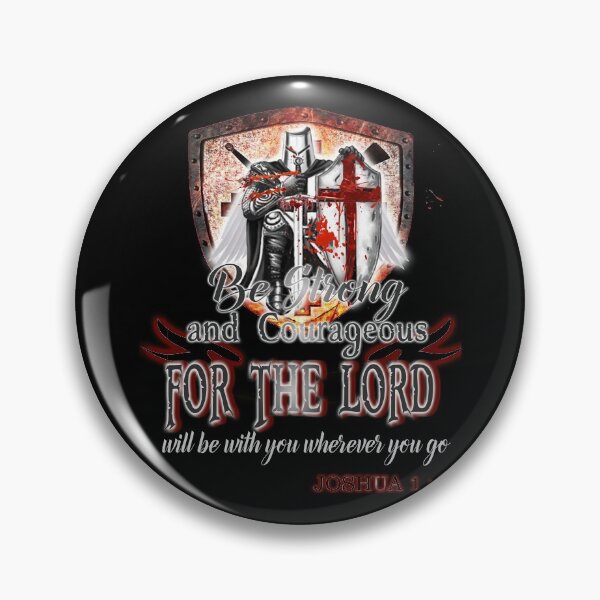 Item preview, Knights Templar Cross Shield Symbol Medieval Emblem Christian Strong For The Lord designed and sold by TopTeeShop.