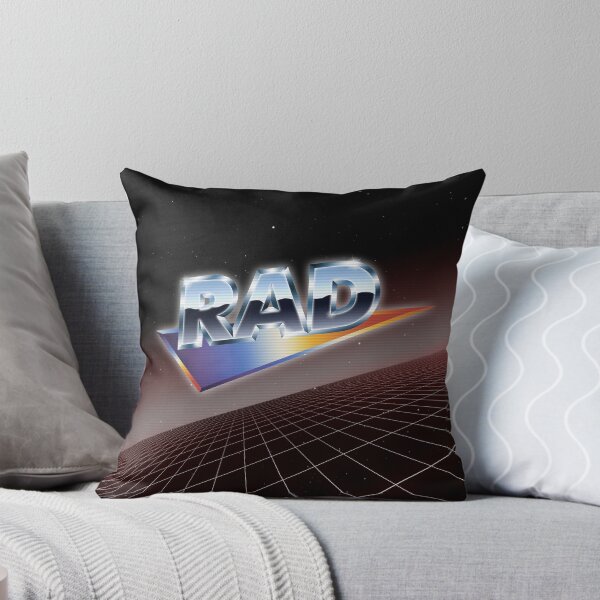 Item preview, RAD Chrome 80's Retro Design with Neon Grid designed and sold by GlitchMaster7.