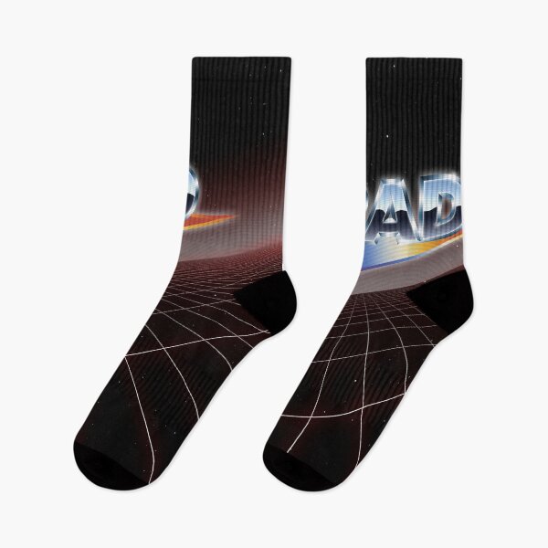 Item preview, RAD Chrome 80's Retro Design with Neon Grid designed and sold by GlitchMaster7.