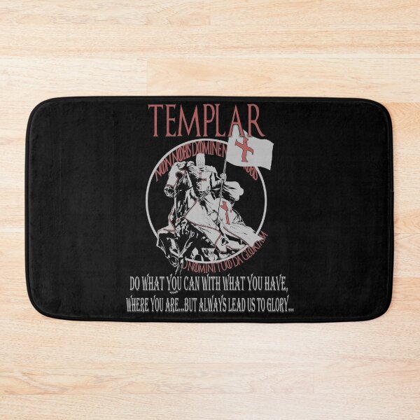 Item preview, Knights Templar Cross Shield Symbol Medieval Emblem Secret Order Non Nobis designed and sold by TopTeeShop.