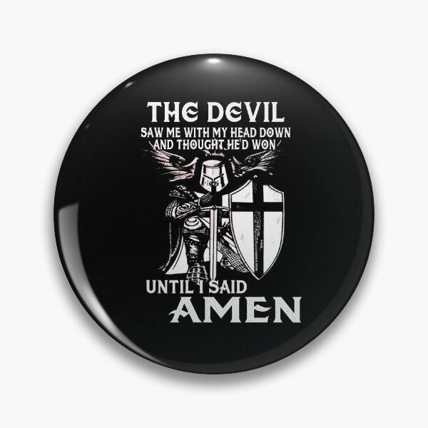 Item preview, Knights Templar Cross Shield Symbol Medieval Emblem Secret Order Amen designed and sold by TopTeeShop.