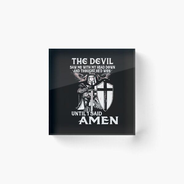Item preview, Knights Templar Cross Shield Symbol Medieval Emblem Secret Order Amen designed and sold by TopTeeShop.
