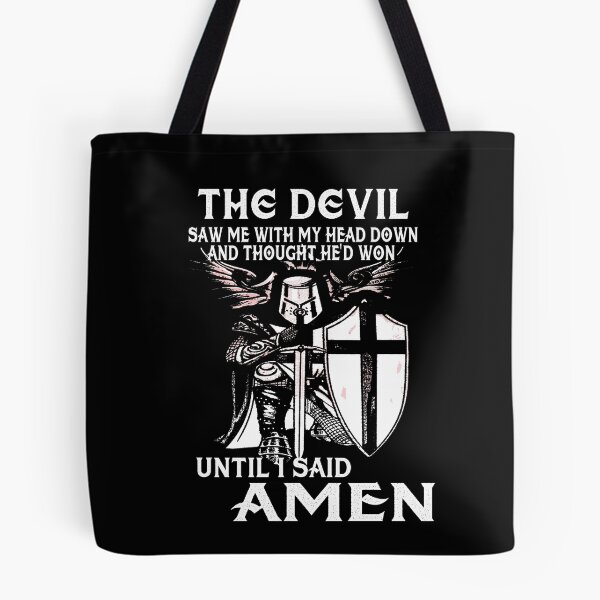 Item preview, Knights Templar Cross Shield Symbol Medieval Emblem Secret Order Amen designed and sold by TopTeeShop.
