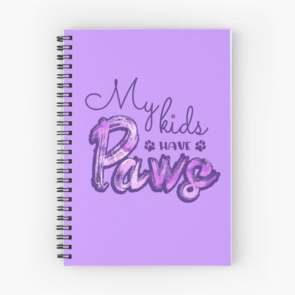 Item preview, My kids have paws (Purple) designed and sold by Thoughtscrawl.