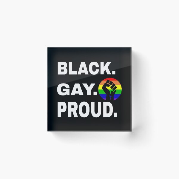 Item preview, Black Gay Proud blm pride month  designed and sold by GoodyLeo.