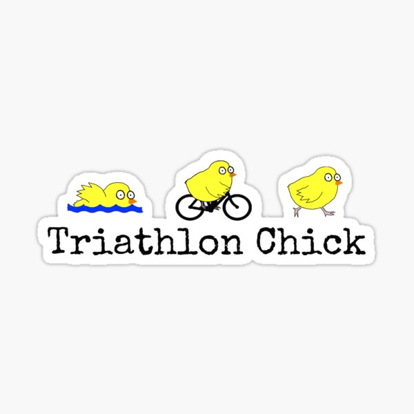 Item preview, Triathlon Chick designed and sold by Rob Price.