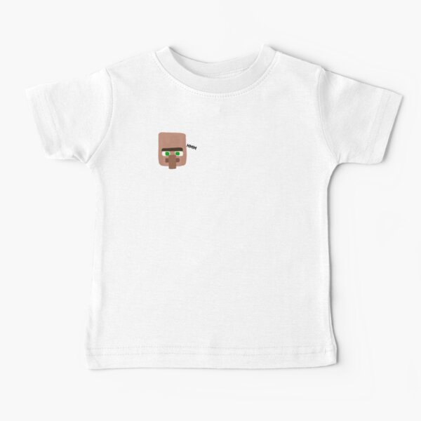 Villager Saying Hmm Baby T Shirt By Ccchung2215 Redbubble - hmm roblox metal bar