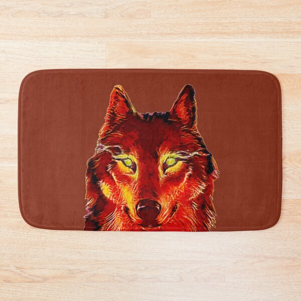 Item preview, Wolf with green shining eyes designed and sold by helenkaiy.
