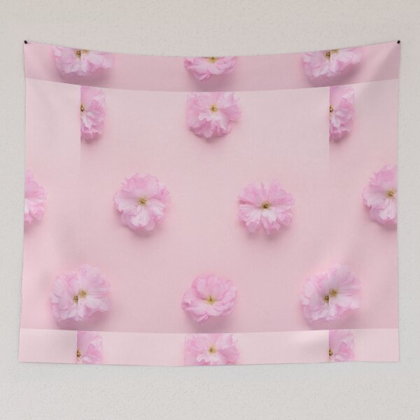 Item preview, Pink flowers on pink backround designed and sold by TheWhiteRhyno.