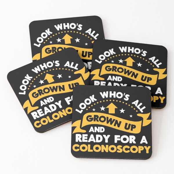 Item preview, All Grown Up | For Colonoscopy Funny 50th Gift Tee print designed and sold by Lisbob.