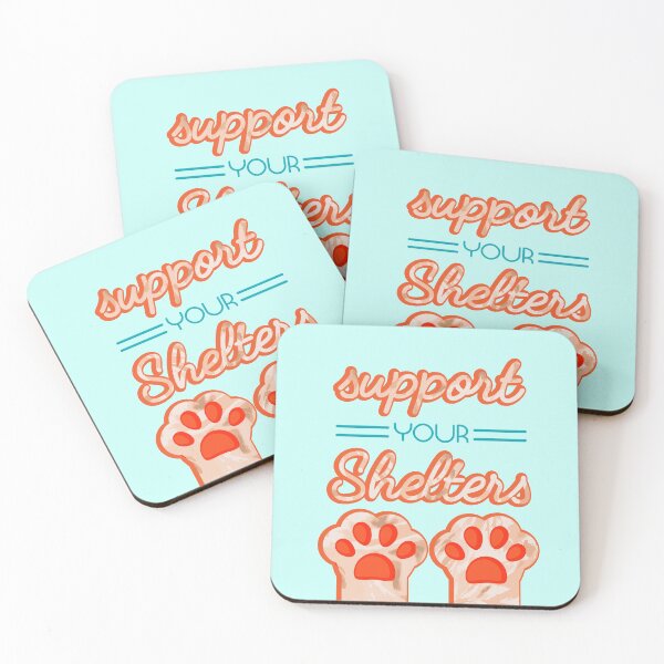 Item preview, Support your Shelters (Orange) designed and sold by Thoughtscrawl.