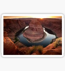 Horseshoe Bend Sunset Sticker