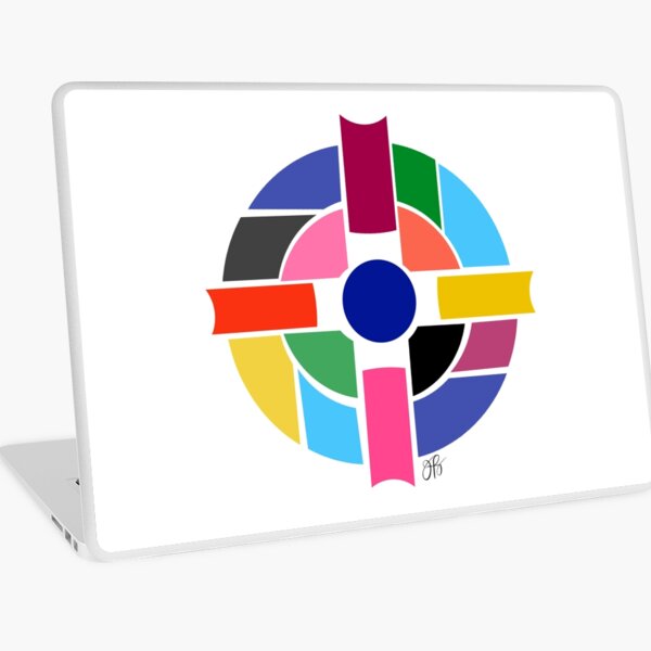 Abstract Cross Laptop Skin