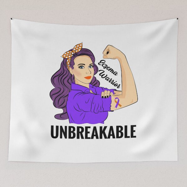 Item preview, Eczema Awareness Skin Conditions Psoriasis Warrior designed and sold by ZNOVANNA.