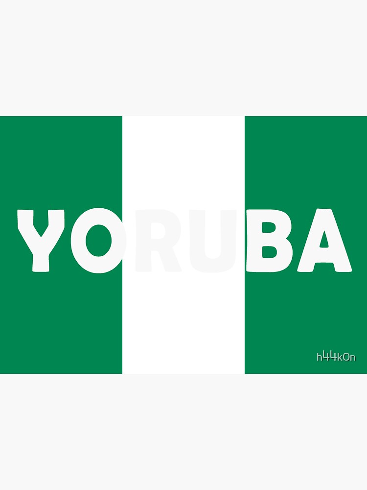 "Yoruba Nigeria Flag Yorubaland Religion West Africa" Sticker by h44k0n