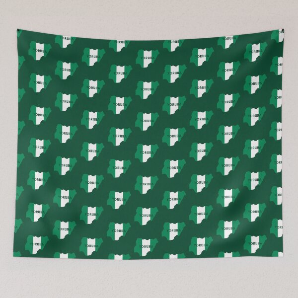 Item preview, Copy of Yoruba Nigeria Map Flag Yorubaland Religion West Africa designed and sold by h44k0n.