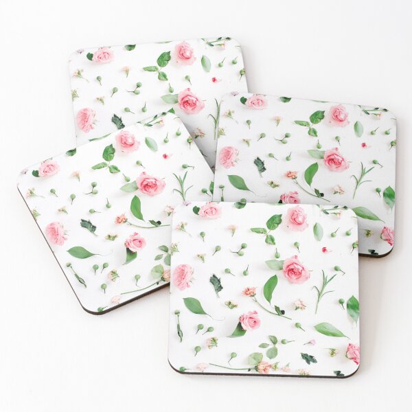 Item preview, Pink roses pattern designed and sold by TheWhiteRhyno.