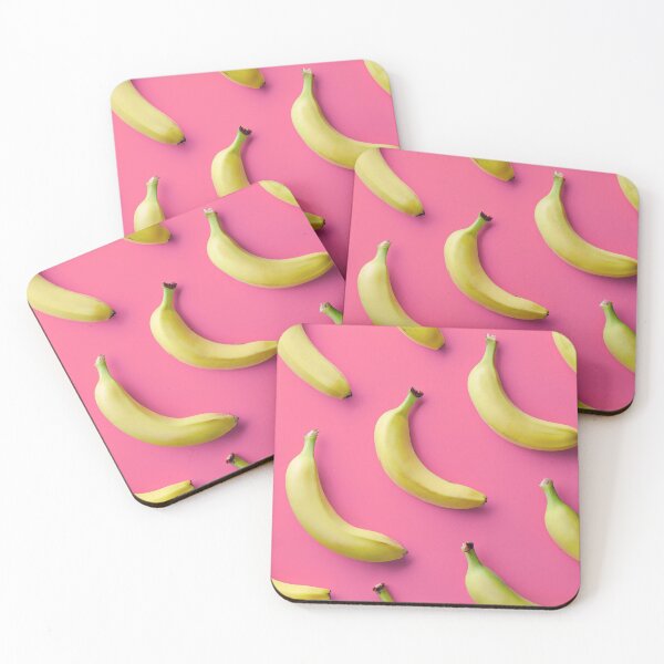 Item preview, Bananas on pink background  designed and sold by TheWhiteRhyno.