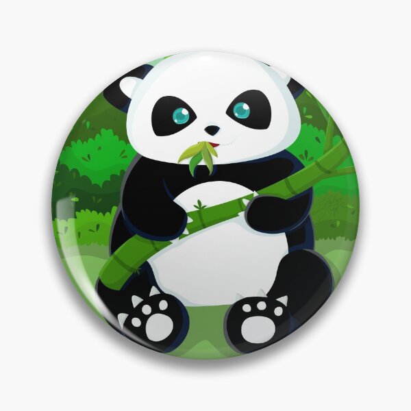 Item preview, Panda Munching on Bamboo designed and sold by ZaryaKiqo.