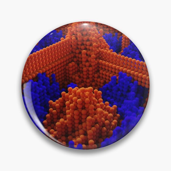 Item preview, Arte abstracto: bolas azules y naranjas designed and sold by BrickMaster.