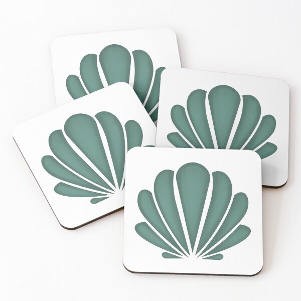 Item preview, Seashell Chic Green Design  designed and sold by laurasgallery.