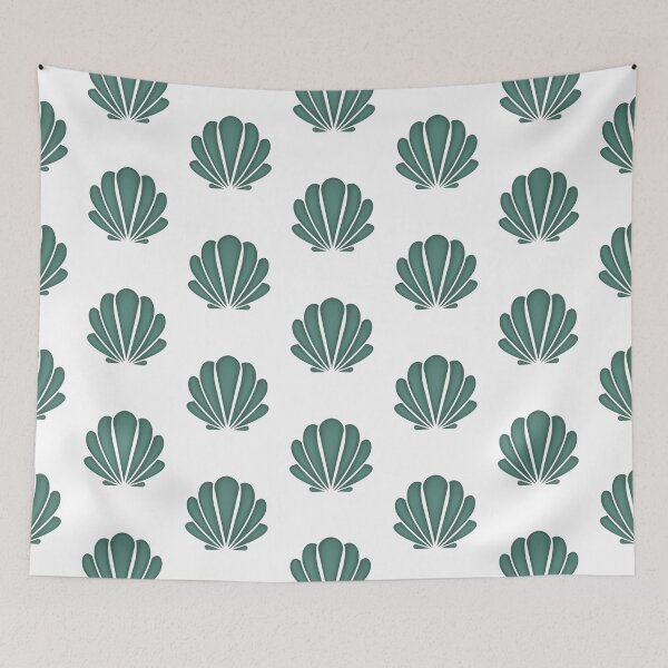 Item preview, Seashell Chic Green Design  designed and sold by laurasgallery.