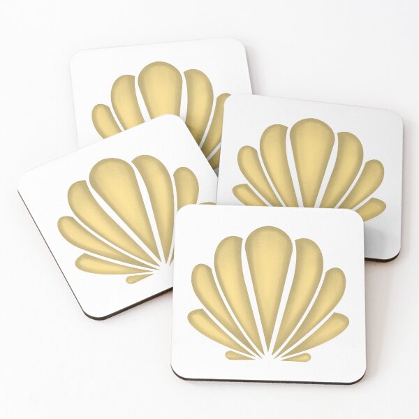 Item preview, Seashell Chic Yellow Design  designed and sold by laurasgallery.