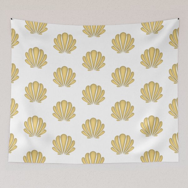 Item preview, Seashell Chic Yellow Design  designed and sold by laurasgallery.