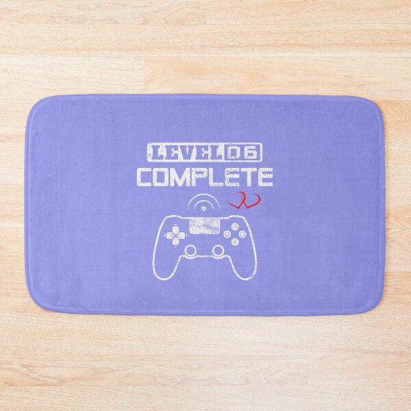 Item preview, Level 6 complete 6th Wedding Anniversary Gift Couple Video Gamer Gifts for Him & for Her designed and sold by BCNDesign.