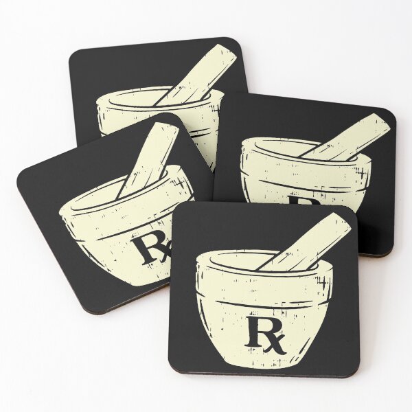 Item preview, Kopie von Pharmacy Pestle And Mortar Flower Pattern designed and sold by Stoffgiraffe.