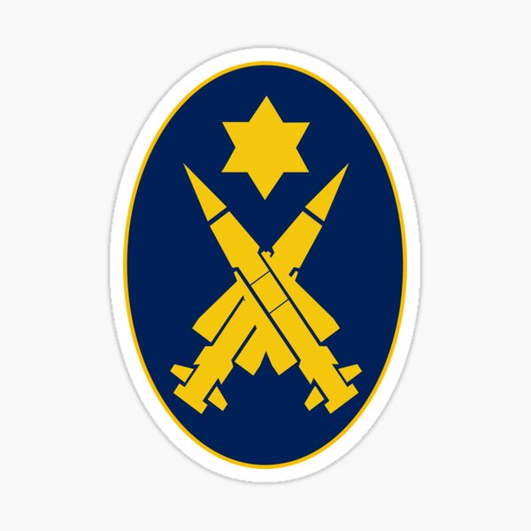 RN Missile badge - oval Sticker