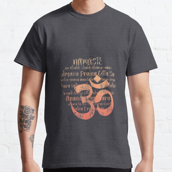 Om Sign - Namaste Sanskrit Words Classic T-Shirt