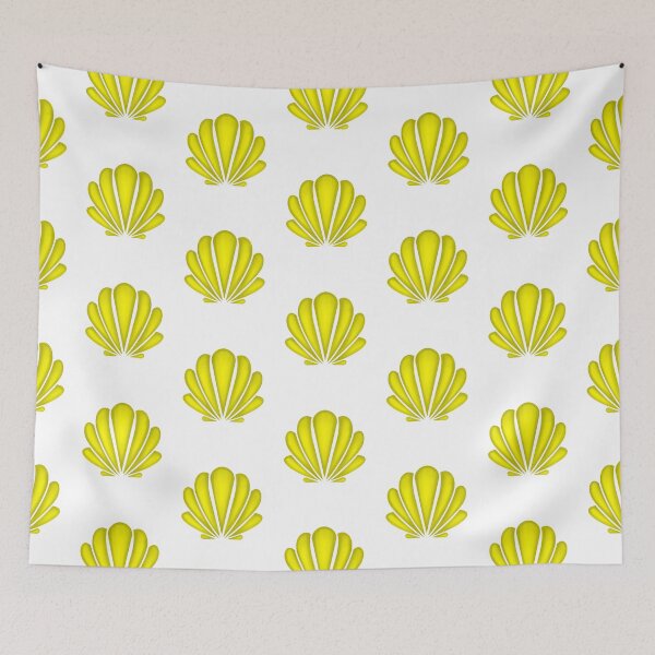 Item preview, Seashell Chic Yellow Design  designed and sold by laurasgallery.