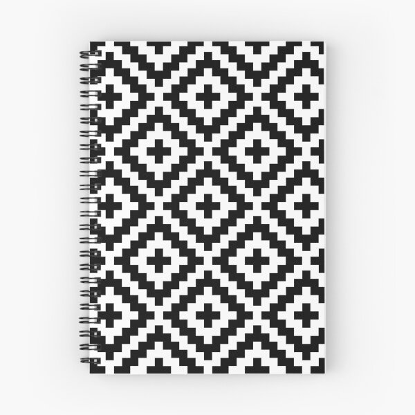 Item preview, Black and white tribal pattern designed and sold by hexdecor.
